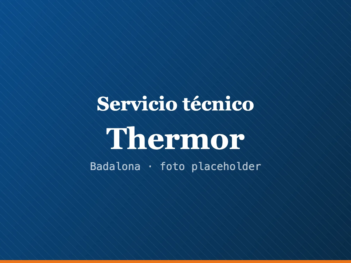 Servicio técnico de calderas Thermor en Mataró
